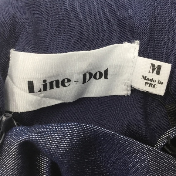 Line + Dot Lennon Chambray Romper - Picture 8 of 11